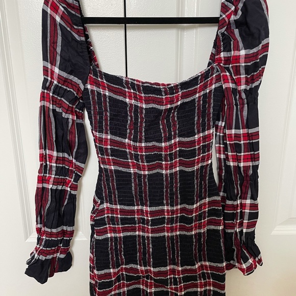 LIKELY – Bartoul Plaid Square Neck Mini Dress NWT - Picture 6 of 6